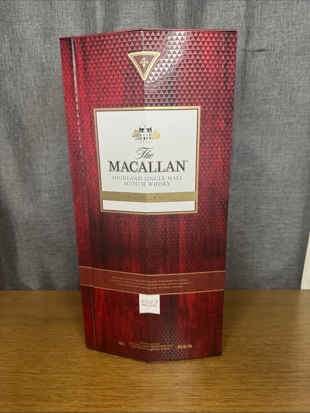 EMPTY Bottle/Box-Macallan Rare Cask 2023 Highland Single Malt Scotch Whisky